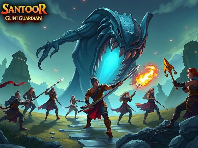 Santoor Glint Guardian players gathering at a gaming convention in Mumbai